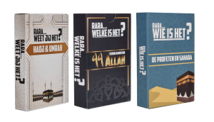 Setje van 3 Islamitische kaartenspellen