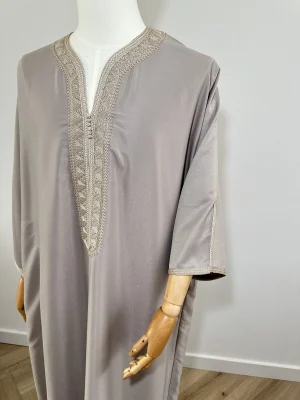 Marokkaanse kandoura TAUPE