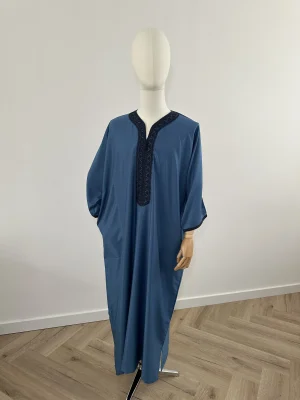 Marokkaanse kandoura DONKERBLAUW