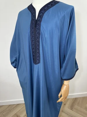 Marokkaanse kandoura DONKERBLAUW